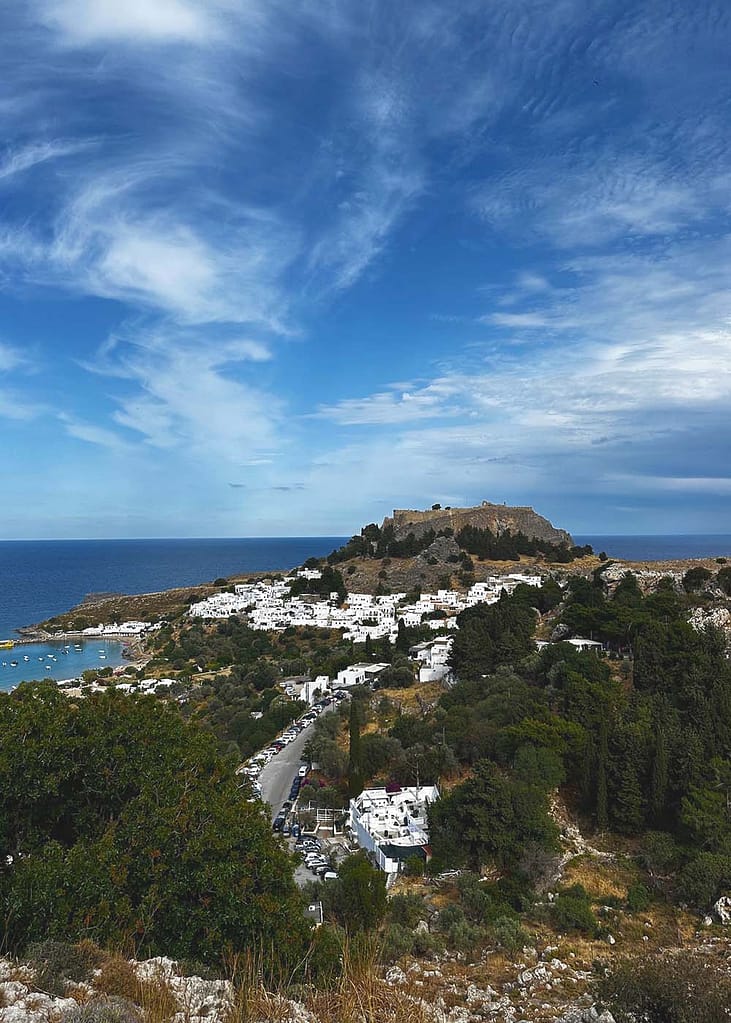 Lindos - balto māju pilsēta Rodas salā